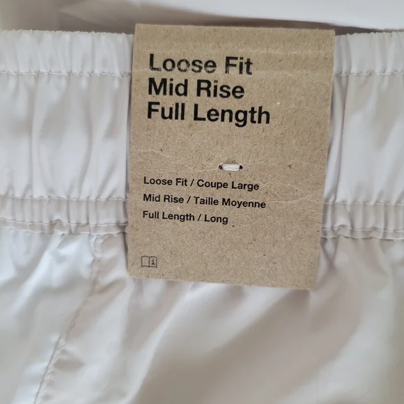 Nike Women's Loose Fit Nylon Jogger Pants Size L Mid-Rise UPF 40+ Full Length - Picture 12 of 12